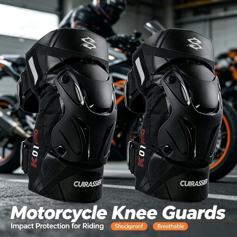 Mountain Biking Knee Pads - 2 stuks motorfiets kniebeschermers schokabsorberend schokbestendig