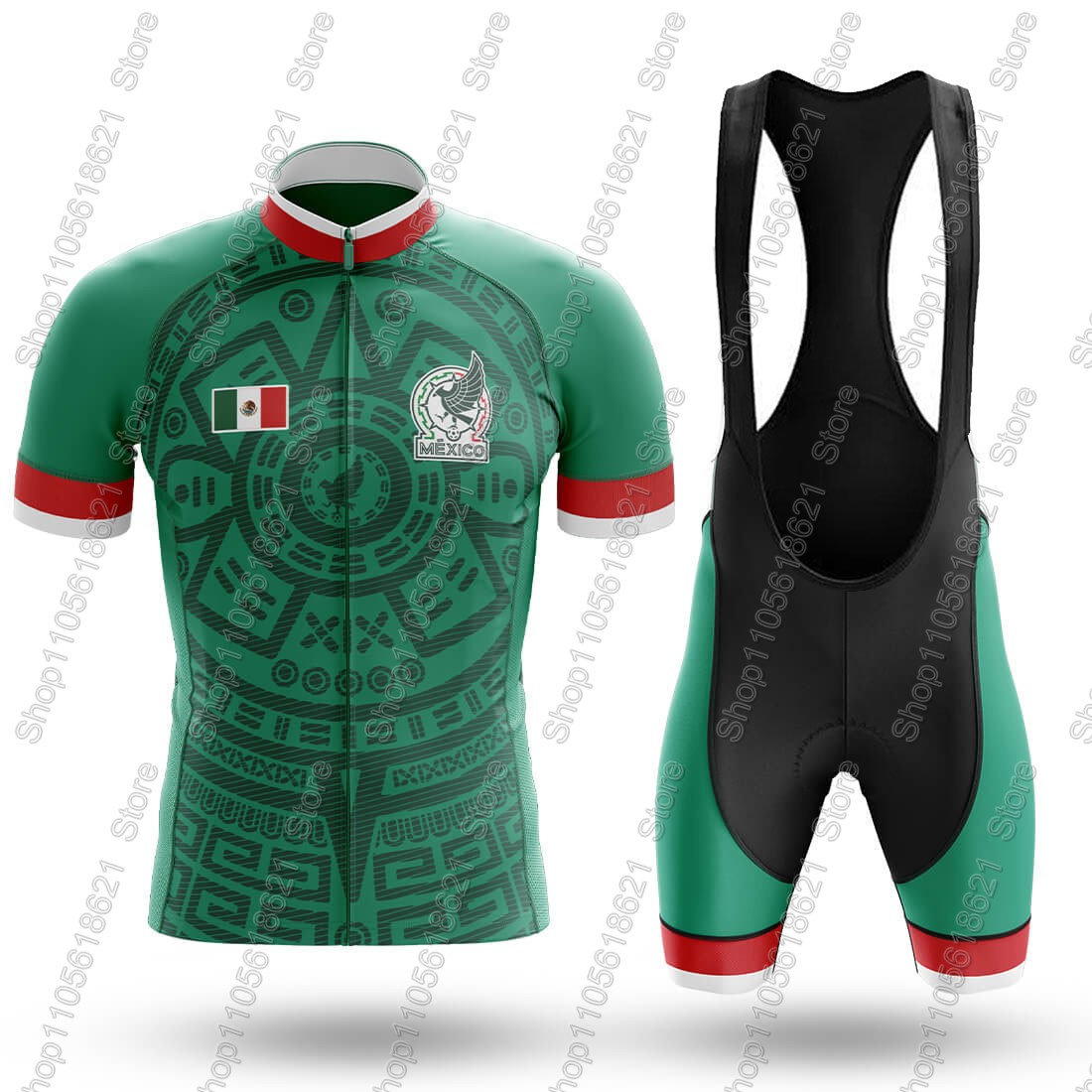 Mountain Biking New Mexico - 2026 Mexico Nationale Team Wielertrui Set