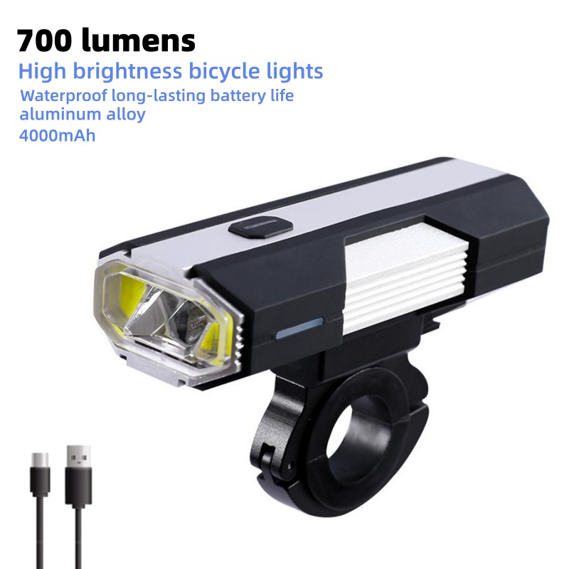 Mountain Biking Lights - 700 Lumen Aluminium Alloy Fietslamp Highlight