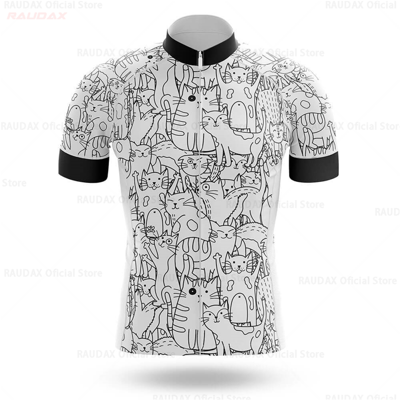 Fietsshirt Heren CARTOON CAT B - Mountain Biking Cartoon recensie en prijs