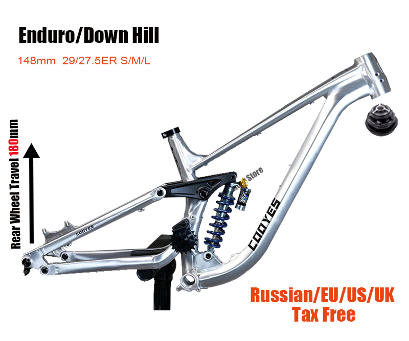 Full Suspension Frame FR/DH/AM - Mountain Biking Overalls recensie en prijs