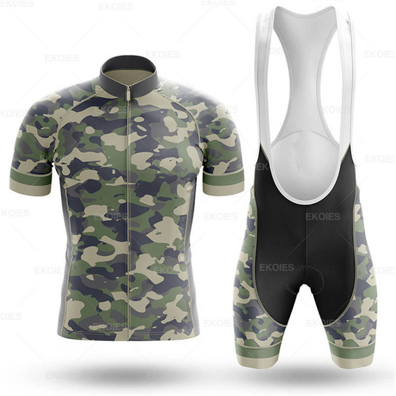 Camouflage Cycling Jersey Set  - Mountain Biking Races recensie en prijs