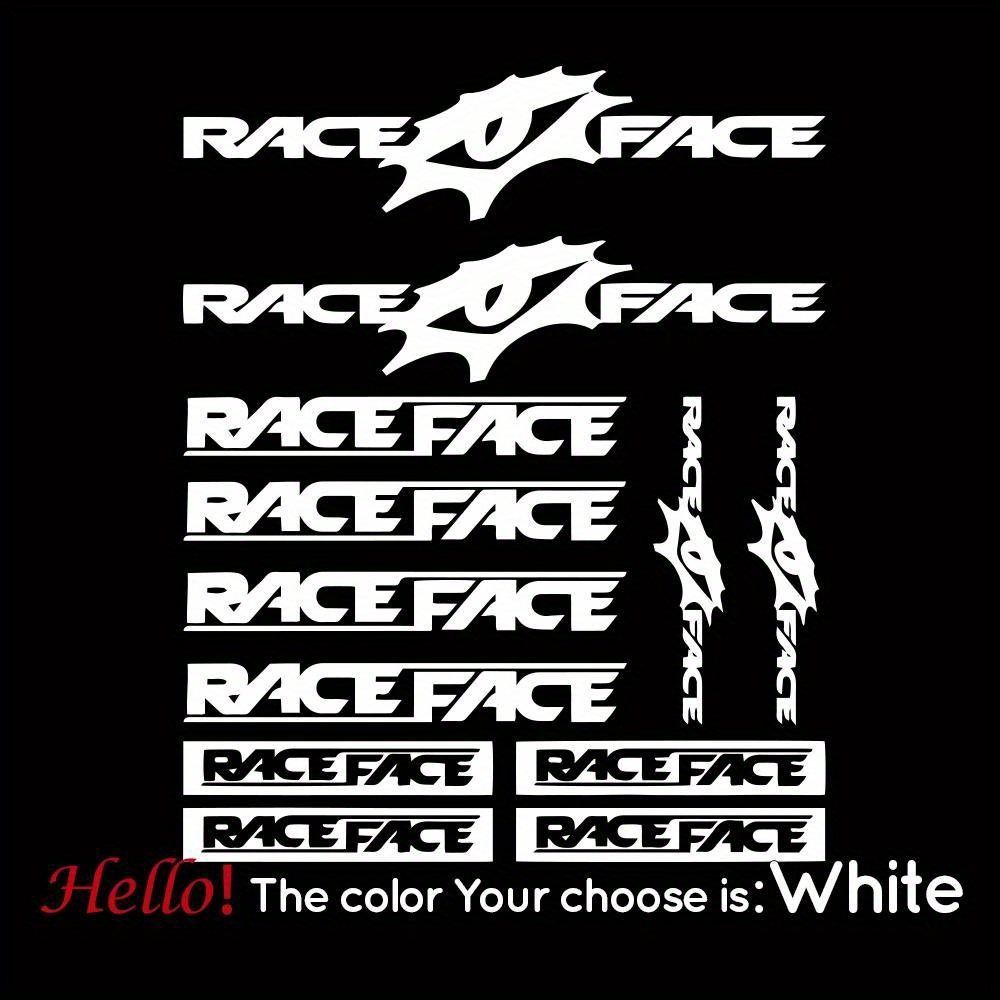 Race Face Bike Sticker Set Wat - Mountain Biking Races recensie en prijs